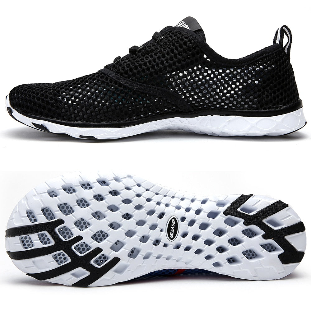 Summer Breathable Men Casual Shoes Lightweight Cushion Walking Shoes Men Outdoor Water Shoes